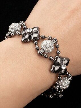 Black Chrome Sergio Gutierrez SG Black Chrome Bracelet RTB24-ZIR